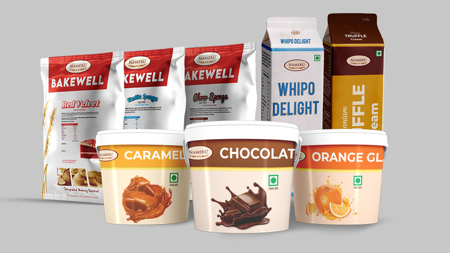 Packaging design mockup