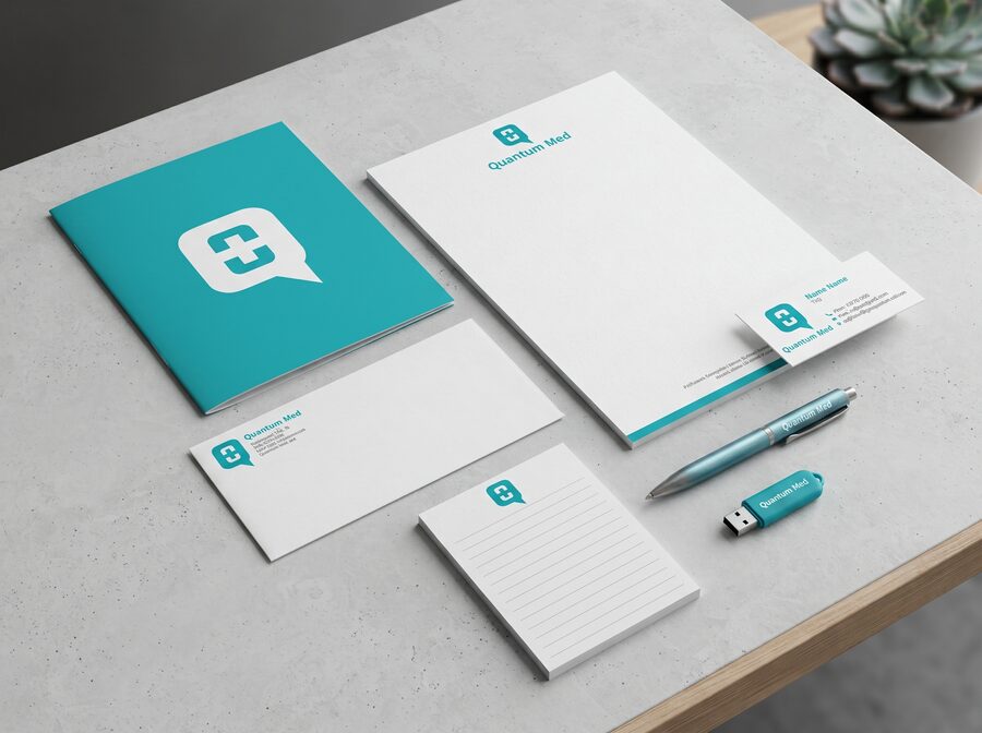 Brand stationery mockup